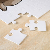 Bunny bij Hockey met Hockey stick Legpuzzel (Zijkant)