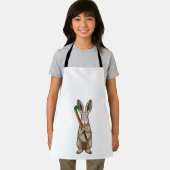 Bunny bij Hockey met Hockey stick Schort (Insitu)