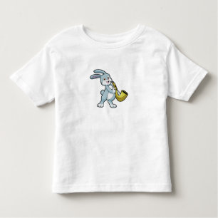 Bunny bij Muziek met Saxophone Kinder Shirts