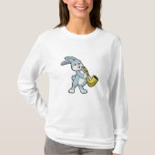 Bunny bij Muziek met Saxophone T-shirt (Voorkant)