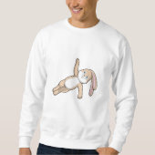 Bunny bij Yoga Stretching Trui (Voorkant)