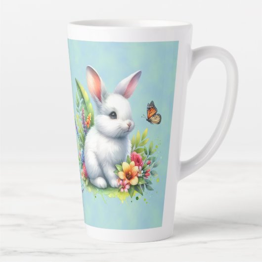 Bunny (bijpassend journaal beschikbaar) Latte mok (Rechts)