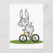 Bunny Biker Briefkaart (Voorkant)