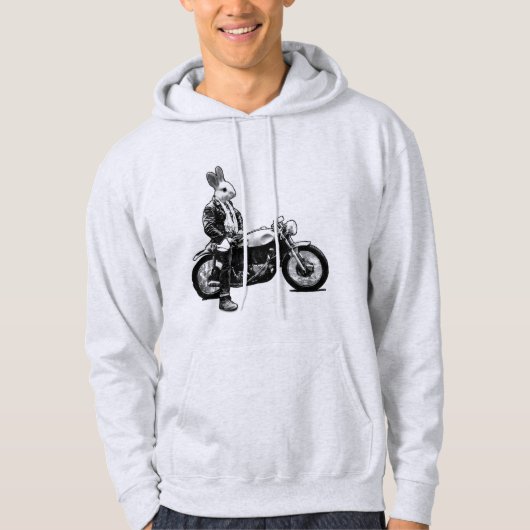 Bunny biker hoodie (Voorkant)