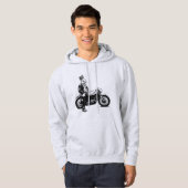 Bunny biker hoodie (Voorkant volledig)
