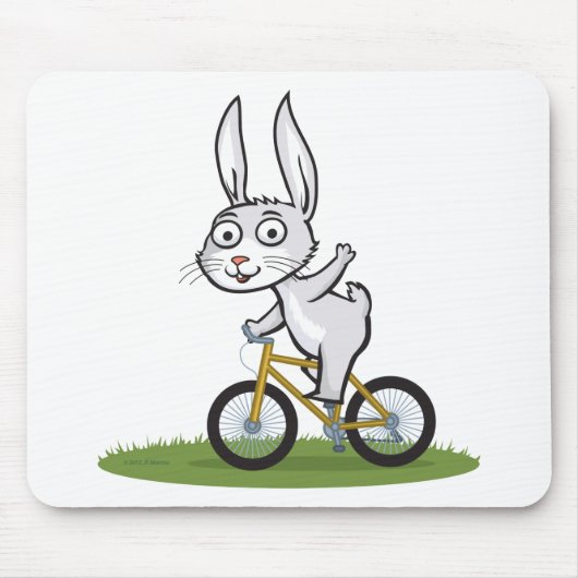 Bunny Biker Muismat (Voorkant)