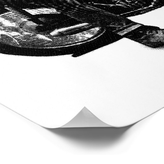 Bunny biker poster (Hoek)