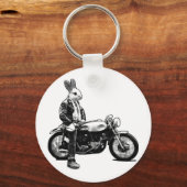 Bunny biker sleutelhanger (Voorkant)
