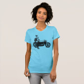Bunny biker t-shirt (Voorkant volledig)