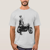 Bunny biker t-shirt (Voorkant)