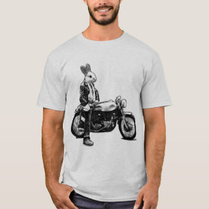 Bunny biker t-shirt