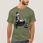 Bunny biker t-shirt (Voorkant)