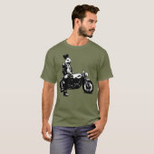 Bunny biker t-shirt (Voorkant volledig)