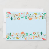 Bunny Birthday Boy Easter 1st First Birthday Kaart (Achterkant)