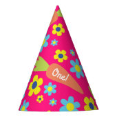 Bunny Birthday Cute Kind Rabbit Party Feesthoedjes (Voorkant)