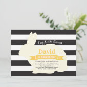 Bunny Birthday Easter 1st eerste verjaardag Kaart (Staand voorkant)