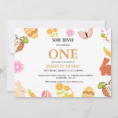 Bunny Birthday Easter 1st eerste verjaardag Kaart (Voorkant)