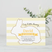 Bunny Birthday Easter 1st eerste verjaardag Kaart (Staand voorkant)