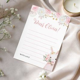 Bunny Birthday Floral Time Capsule Card Kaart