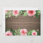 Bunny Birthday Girl Easter 1e verjaardag Kaart (Achterkant)