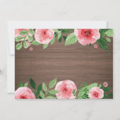 Bunny Birthday Girl Easter 1e verjaardag Kaart (Achterkant)