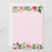 Bunny Birthday Girl Easter 1e verjaardag Kaart (Achterkant)