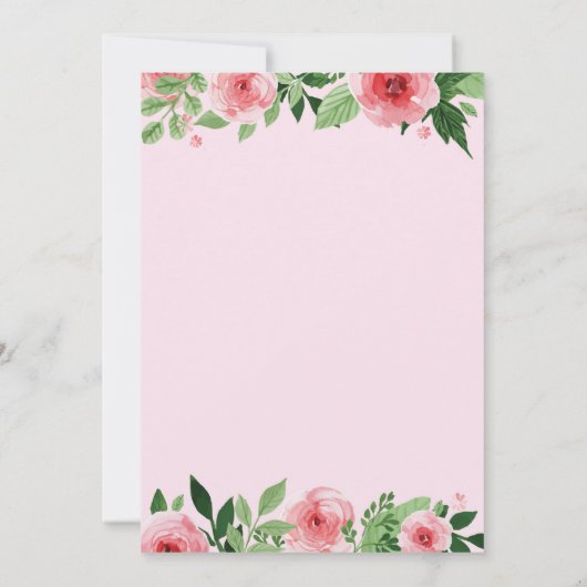 Bunny Birthday Girl Easter 1e verjaardag Kaart (Achterkant)