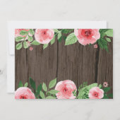 Bunny Birthday Girl Easter 1e verjaardag Kaart (Achterkant)