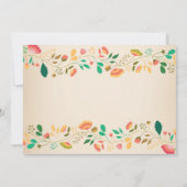 Bunny Birthday Girl Easter 1e verjaardag Kaart (Achterkant)