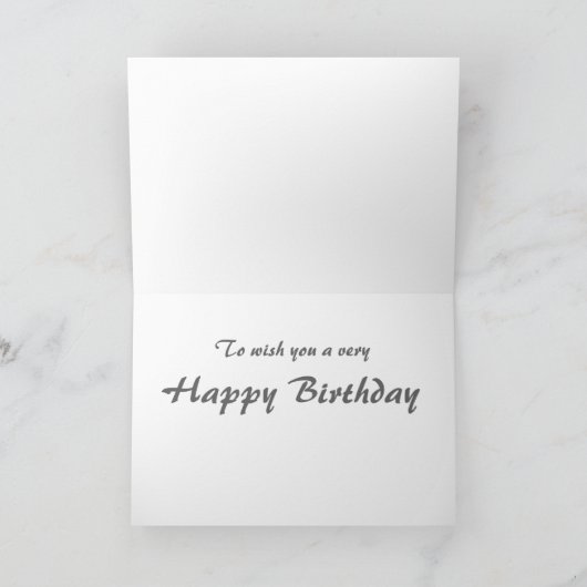 Bunny Birthday Kaart (Binnen)