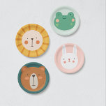 Bunny Birthday Kinder Wall Decor Papieren Bordje<br><div class="desc">Bunny Birthday Kinder Wall Decor</div>