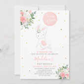 Bunny Birthday nodigt Bunny Birthday uit Kaart (Voorkant)