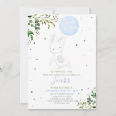 Bunny Birthday nodigt Bunny Birthday uit Kaart (Voorkant)