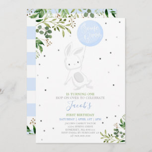 Bunny Birthday nodigt Bunny Birthday uit Kaart