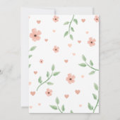 Bunny Birthday Party Kaart (Achterkant)