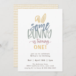 Bunny Birthday Party Kaart