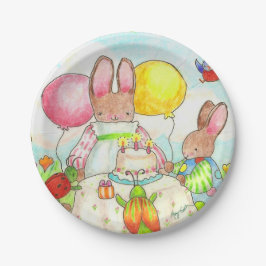 Bunny Birthday Party Paper Bord