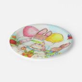 Bunny Birthday Party Paper Bord (Gekanteld)