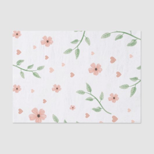 Bunny Birthday Party Tissuepapier (Voorkant)