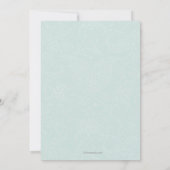 Bunny Birthday Photo Invitation Kaart (Achterkant)