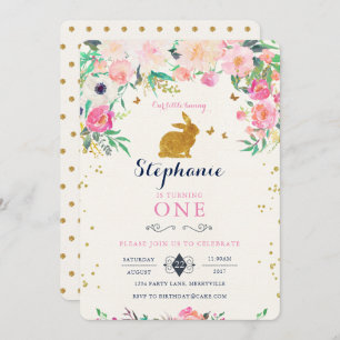 Bunny Birthday Uitnodiging