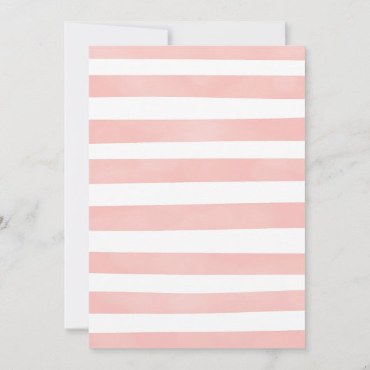 Bunny Birthday Uitnodiging (Achterkant)