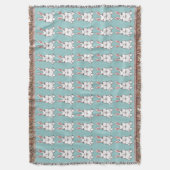 Bunny Blanket Easter Bunny Rabbit Throw Blankets Deken (Voorkant Verticaal)