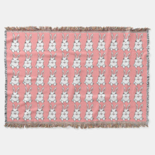 Bunny Blanket Easter Bunny Rabbit Throw Blankets Deken