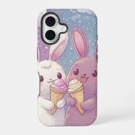 Bunny Bliss - Kawaii Anime Telefoonhoesje iPhone 16 Hoesje