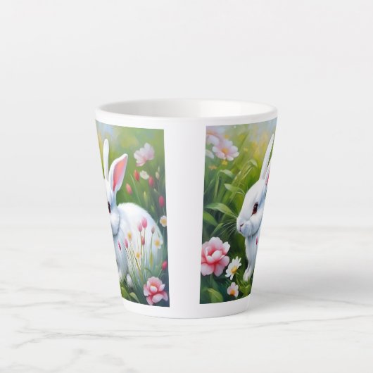 Bunny Bliss-Mok Latte Mok (Voorkant)