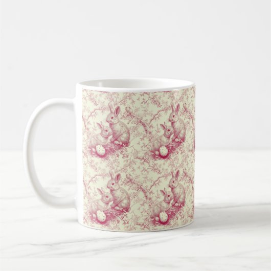 Bunny Bliss Mokken: Pasen Serenity Koffiemok (Links)