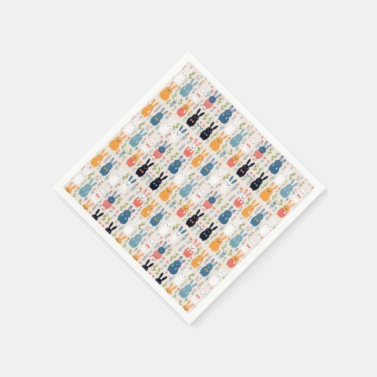 Bunny Bliss Paaspatroon Servet (Hoek)