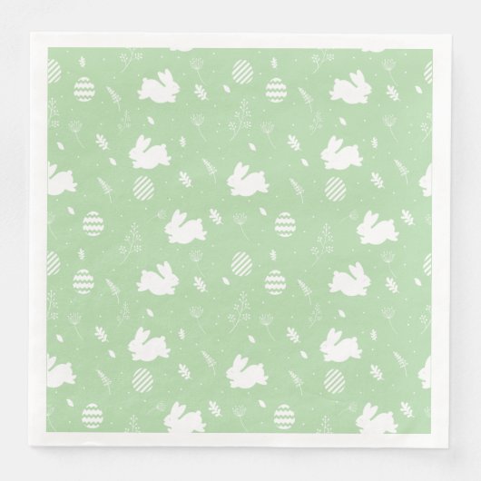 Bunny Bliss – Pasen servet charm (Voorkant)
