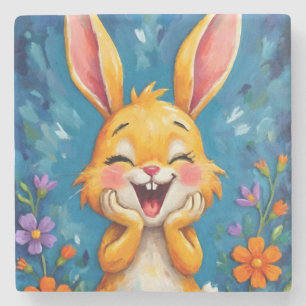 Bunny Bliss Stenen Onderzetter